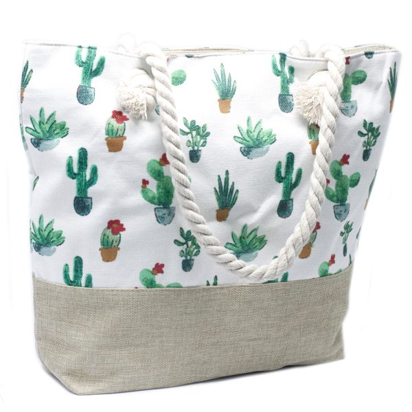 Rope Handle Bag - Mini Cactus - Image 3