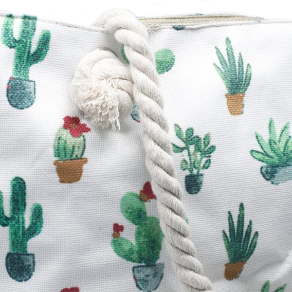 Rope Handle Bag - Mini Cactus - Image 4