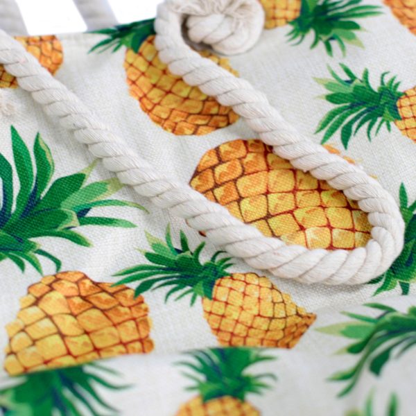 Rope Handle Bag - Pineapples - Image 2
