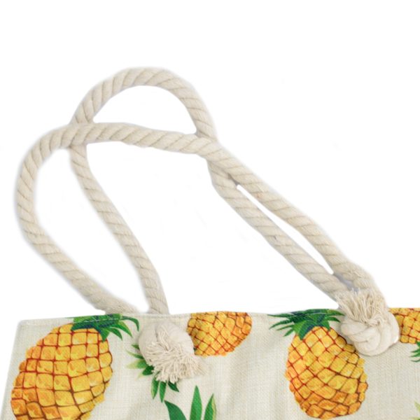 Rope Handle Bag - Pineapples - Image 4