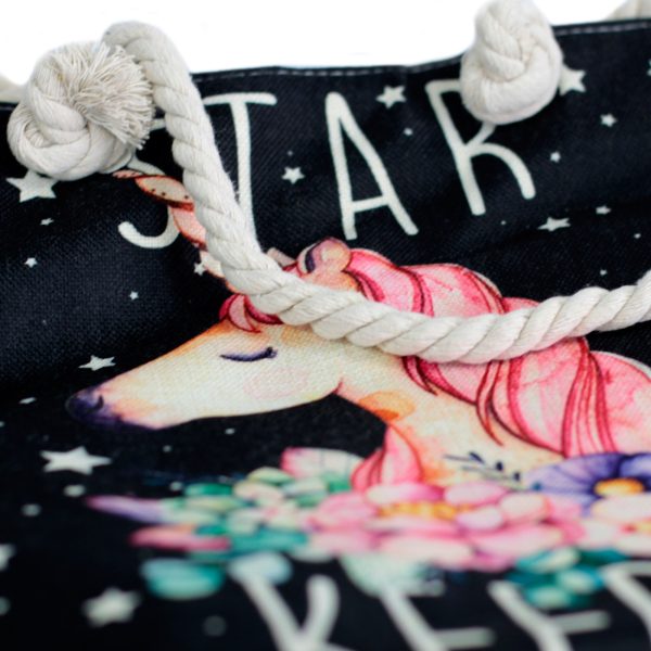 Rope Handle Bag - Star Keeper Unicorn - Image 3
