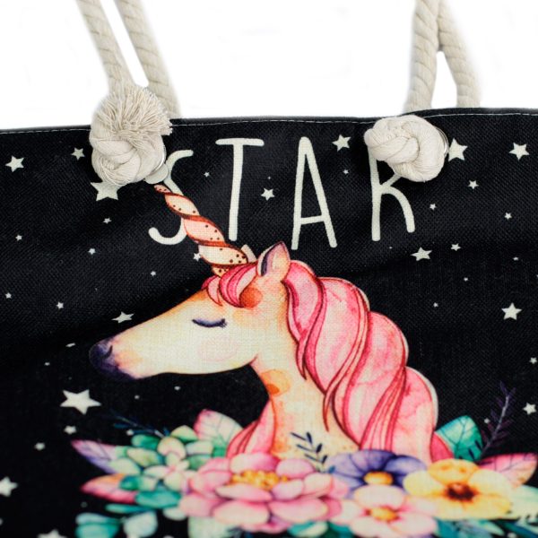 Rope Handle Bag - Star Keeper Unicorn - Image 4