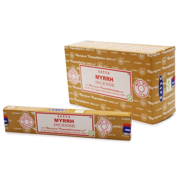 Satya Incense Sticks 15g - Myrrh - Image 2