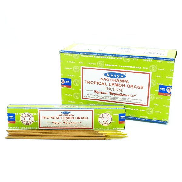Satya Incense Sticks 15g - Tropical Lemongrass - Image 2