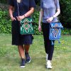 Sky Blue Kilim Messenger Festival Bag - Image 4