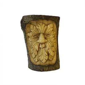 Take a look at this unique Small Green Man Tree Trunk Carving.This Intriguing tree stump log carving  features the 'Man of the Wood' face and is fashioned from the trunks of Chinaberry (Jempinis) and Hibiscus trunks off cuts. Made in Bali