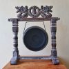 Small Healing Gong in Stand - 25cm - Black - Image 8