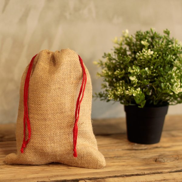 Small Jute Sack - 180x220mm - Image 3