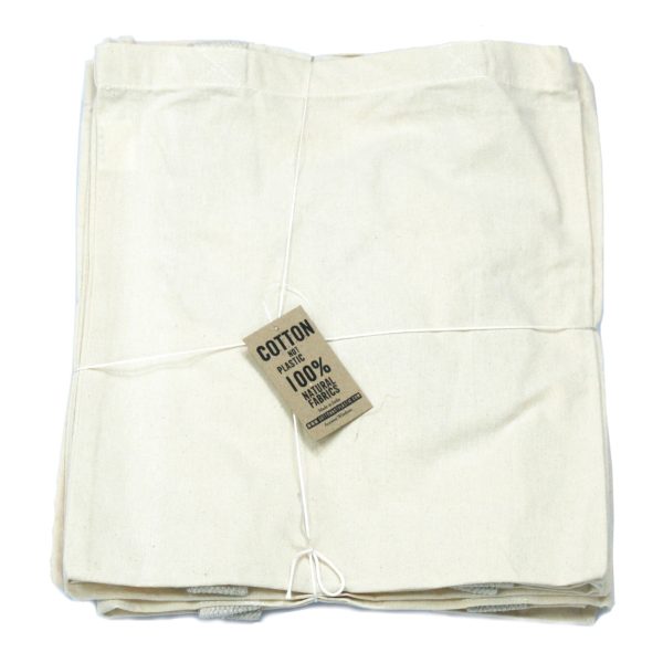 Small Natural 4oz Cotton Bag 25x20cm - Image 3