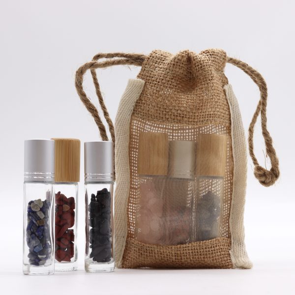 Small Washed Jute Pouch - 10x15cm - Image 3