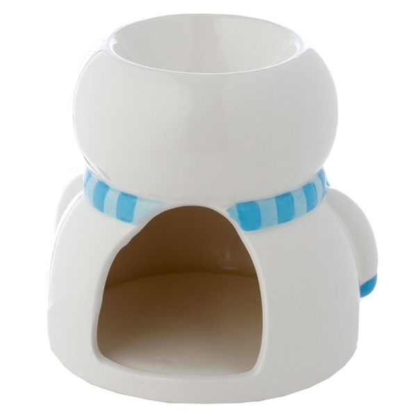 Snowman Shaped Christmas Ceramic Oil Burner - Image 2