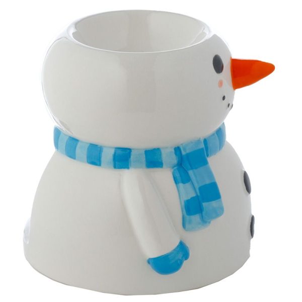Snowman Shaped Christmas Ceramic Oil Burner - Image 5