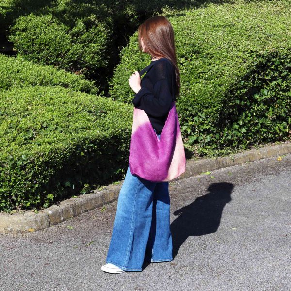 Soft Blend Shoulder Tote - Antique Fuchsia - Image 5