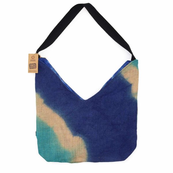 Soft Blend Shoulder Tote - Denim Blue - Image 2