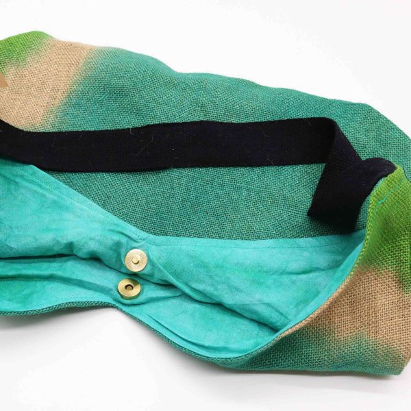Soft Blend Shoulder Tote - Teal - Image 3