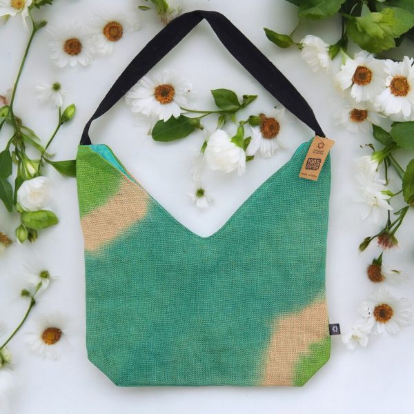 Soft Blend Shoulder Tote - Teal - Image 4