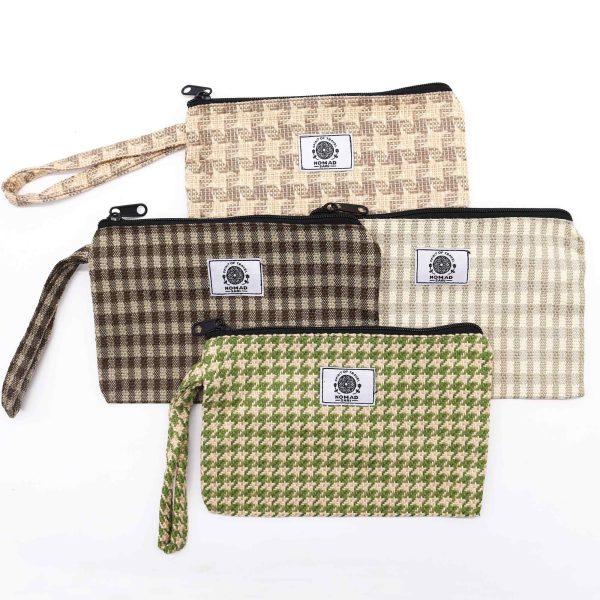 Soft & Natural Handy Gift Pouches & Loop - (4 x1 assorted materials) -20x13cm - Image 2