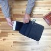 Stonewash Tablet Pouch - Charcoal - 21x29cm - Image 2