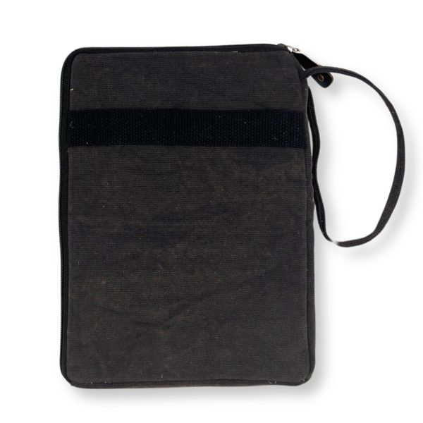 Stonewash Travel Laptop Pouch - Charcoal - 24x33cm - Image 2