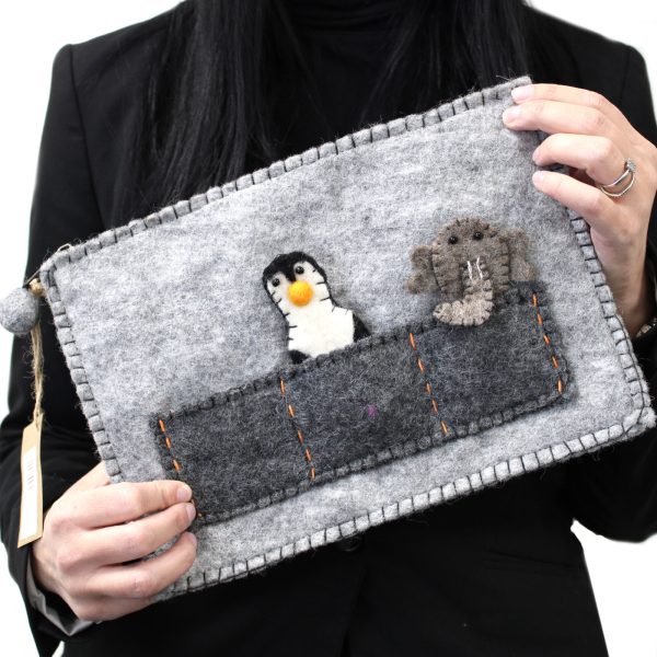 Tablet Pouch with Finger Puppets - Image 2