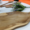 Teak Leaf Shaped Bowl - aprox 32cm - Image 2