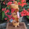 Teak Three Bowl Standing aprox 50cm - Image 4