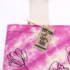 Tie-Dye Cotton Bag (6oz) - Elephants - Multi - Natural Handle - Image 4
