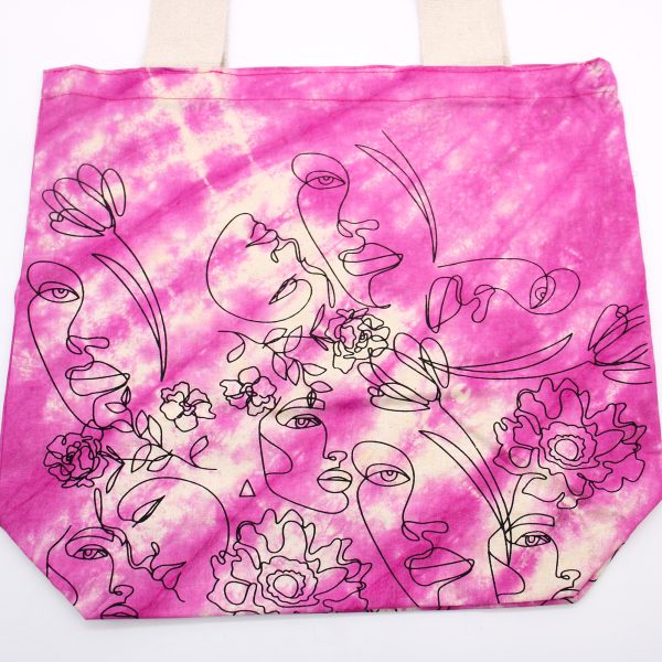Tie-Dye Cotton Bag (6oz) - Pretty Face - Magento - Natural Handle - Image 2