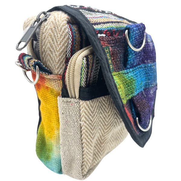 Tiedye Hemp Messenger Bag - Image 2
