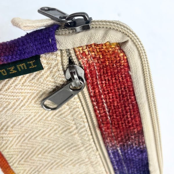 Tiedye Hemp Square Pouch - Image 2