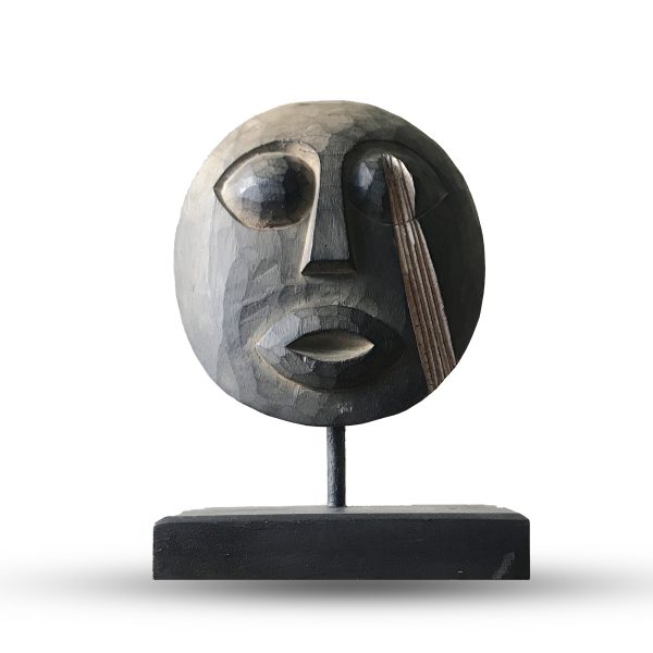 Timor Tribal Decorative Mask - Antique 27x20cm - Image 6