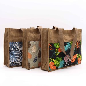 Tropical Market Shopping Bag - (3 assorted designs) - 40x30x9cm