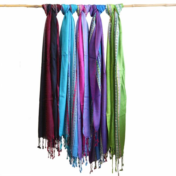 Varanasi Scarves - 56x183cm - Random Passion Purple
