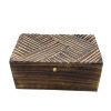 Our Wholesale Vintage Deco Multi-Purpose Box - Antique Lines is a charming blend of practicality and antique-inspired design. Measuring 22x12x10cm