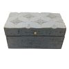 Our Wholesale Vintage Deco Multi-Purpose Box - Grey Star is a captivating blend of functionality and aesthetic charm. With dimensions of 22x12x10cm