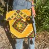 Yellow Kilim Messenger Festival Bag - Image 2